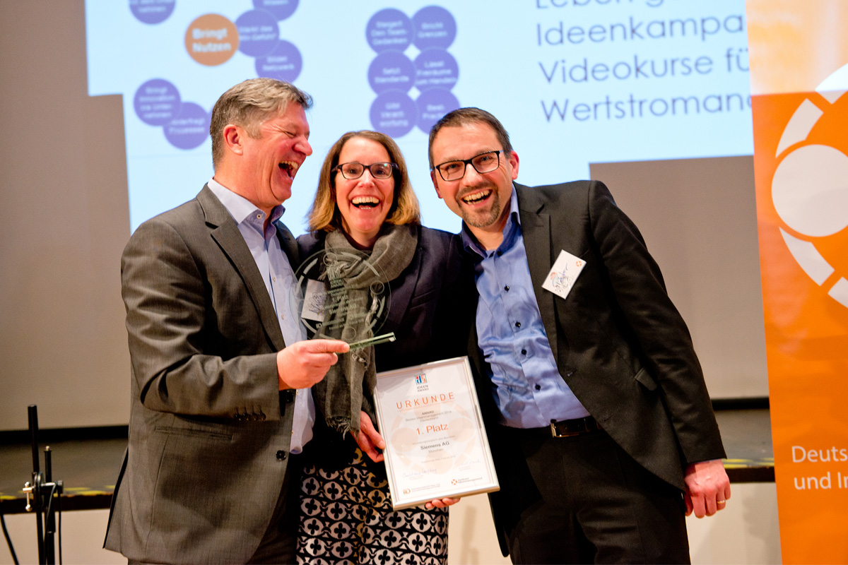 Deutscher Ideenmanagement Preis Siemens